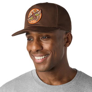 Built for the Wild Duck Flat Brim Hat - Dark Brown