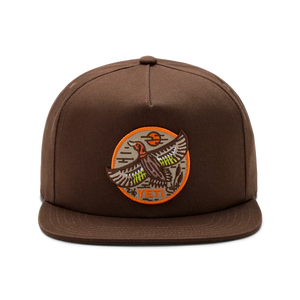 Built for the Wild Duck Flat Brim Hat - Dark Brown
