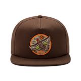 Built for the Wild Duck Flat Brim Hat - Dark Brown