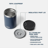 Yeti 16oz Rambler Food Jar - Navy
