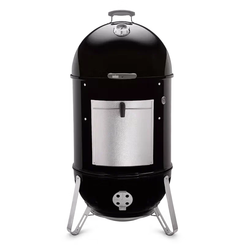 Weber Smokey Mountain 57cm BBQ Cooker Smoker with Cover