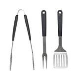 Char-Griller BBQ Tool Kit, Spatula Fork & Tongs