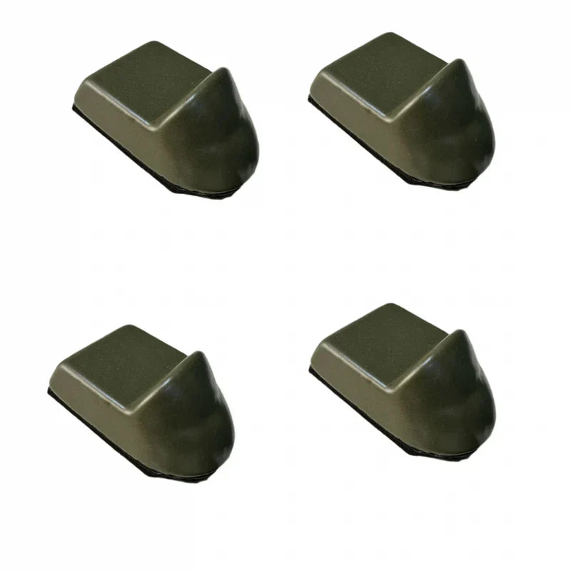 Set of 4 Ceramic Feet - Olive Green - Kama Gear