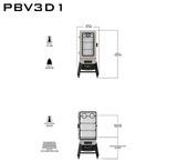 Pit Boss PBV3D1 Digital Electric Vertical Smoker (10600)