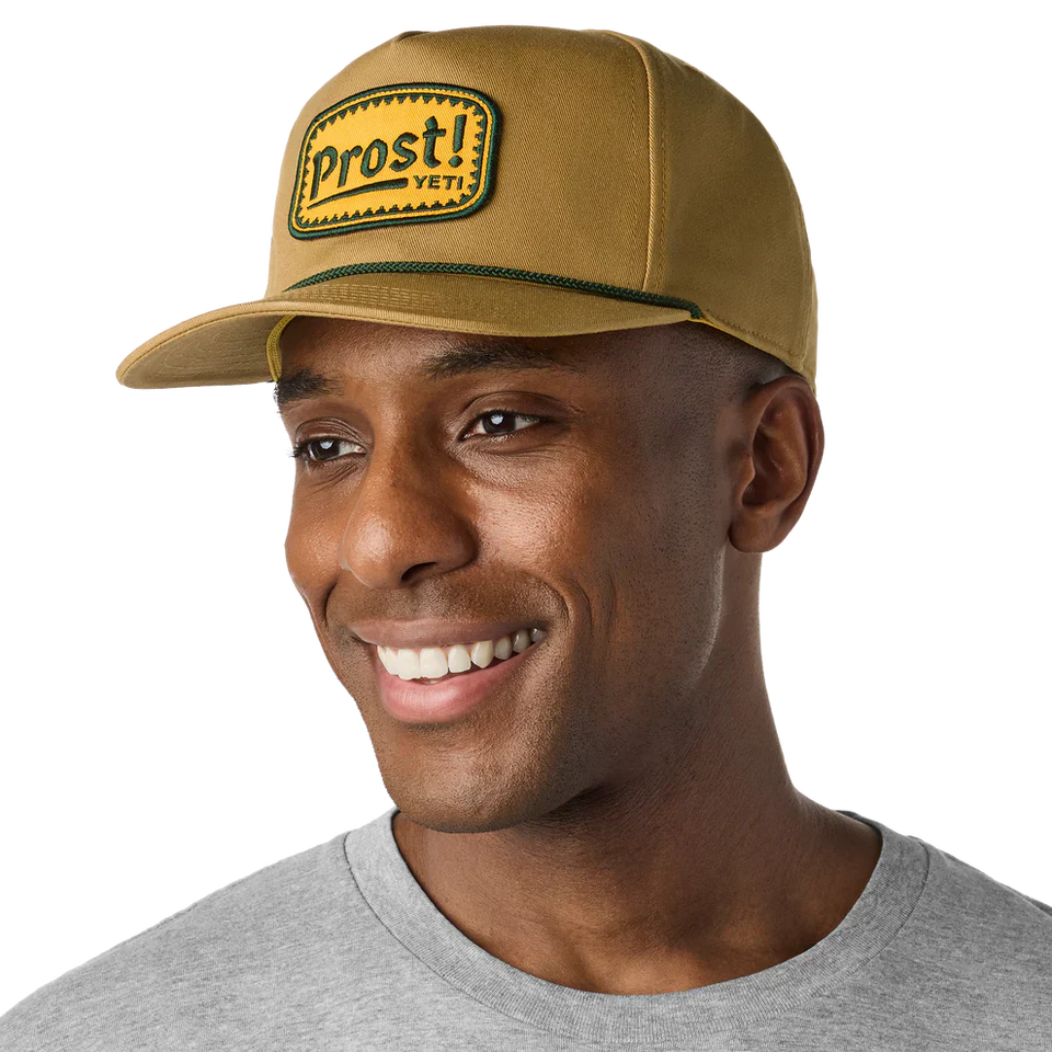 Yeti Prost Flat Brim Rope Hat Brown