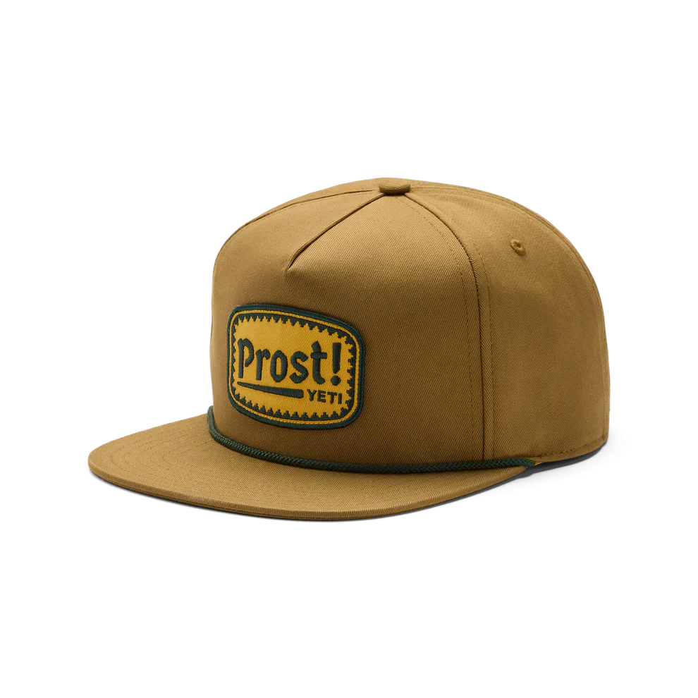 Yeti Prost Flat Brim Rope Hat Brown