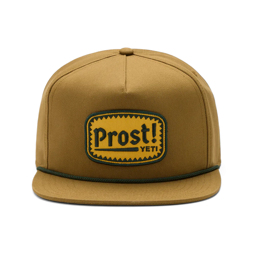 Yeti Prost Flat Brim Rope Hat Brown