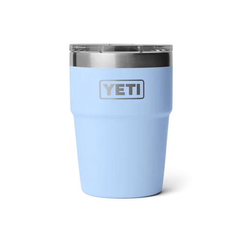Yeti Rambler 16oz Stackable Cup - Big Sky Blue