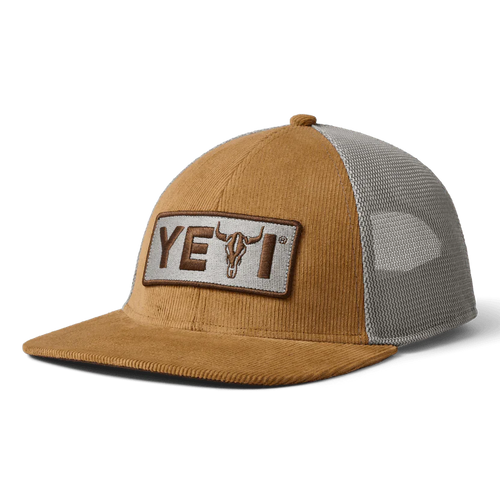 Steer Flat Brim Hat in Ochre