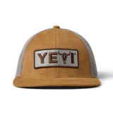Steer Flat Brim Hat in Ochre